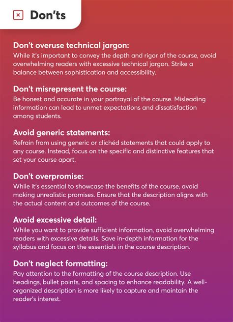CURRICULUM Curriculum Description .